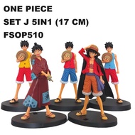 FIGURE SET ONE PIECE SET J 5IN1 FSOP510 (17 CM)