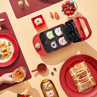 Máy kẹp nướng bánh mỳ bánh sanwich làm bánh waffle Torsom kèm 5 khuôn