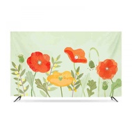 Indoor TV Cover TV Dust Cover Elastic Universal Decorative TV Cover Simple Non-Slip TV Screen Protec