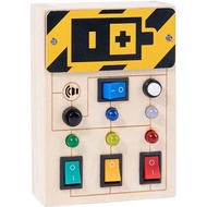 RGWOW More Than 3 Years Old Toddler Toys Busy Board Montessori Toys .Sensory Toys for Toddlers, Wood