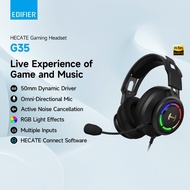 Edifier Hecate G35 7.1 Surround Gaming Headset - Hi-Res Audio | RGB | USB | Omni | PC | PS4 | Mac