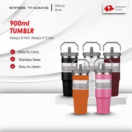 Swiss Thomas Botol Air  304 Stainless Steel Handheld Tumbler Hot or Cold Thermos Water Bottle with S