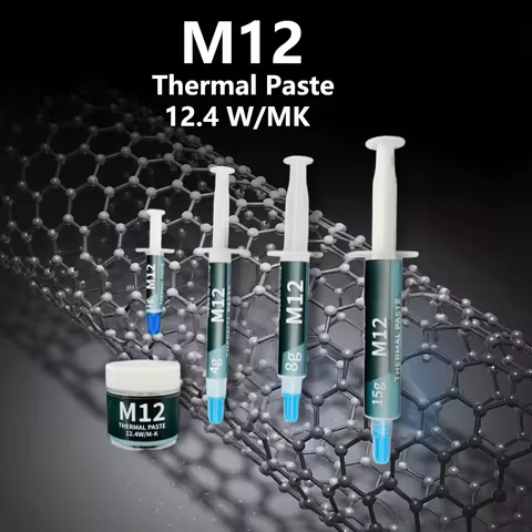 Thermal Paste Performance Thermal Conductive Grease Paste 12.4 W/MK 1/4/8/15/30g For Game PC PS5 CPU