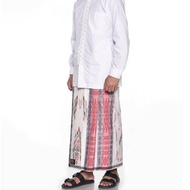 Sarung Bhs Original Sutera Masterpiece SGE Putih Songket Exclusive
