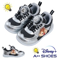 A++ Disney Lighting Shoes 14-19 Chip 'N' Dale Character Shaped Patch Turn Buckle Shoes~Normal