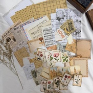 67 pcs journal kit Scrapbook Journaling Journal Kit Journal Kit Vintage Diary Paper Decoration
