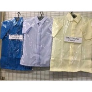 POLO BARONG CREAM / BLUE / WHITE