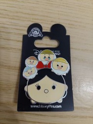 ［包郵］迪士尼tsum tsum白雪公主七個小矮人襟章徽章