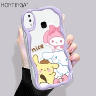 (Lokal Ready) Hontinga Casing Kasus HP Untuk Vivo Y72 Y73 Y75 Y77 Y85 Y91 Y91C Y95 2021 5G Casing Te