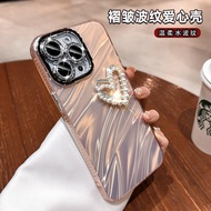 Suitable for iPhone15 Phone Case Premium Love 16Promax Apple 17 Shock-resistant Case New Style 14 Cr