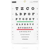 Eye Chart Snellen Eye Chart Wall Chart Snellen Charts for Eye Exams feet X in