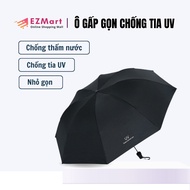 Ô Dù tự động gấp gọn mini che nắng mưa size to chống đi mưa che nắng chống UV 10 nan chắc chắn um