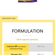 Promo Surbex Calcium D3 Value Pack Kalsium (X2Pack) Original