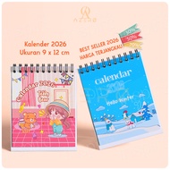 VIRAL 2026 CUTE MINI SIZE DESK CALENDAR / 2026 MINI CALENDAR / PREMIUM CUTE 2026 CALENDAR