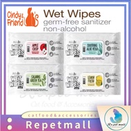 Cindy & Friend Wet Tissue/Pet Wipes( 70 Sheets )/ MEISHIYU PETS WET WIPES 80 PCS/Tin Bottle Design W
