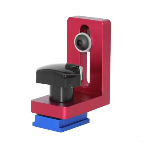 E7CD Aluminum Fence Miter T-Track Bandsaw Jig T-Slot Track Stop DIY Woodworking Table Backer Tool