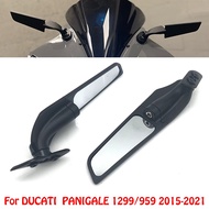 Motorcycle Adjustable Rotating Rearview Mirror Modified Wind Wing Winglets Accessories For DUCATI Panigale 1299 959 2015-2022