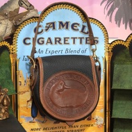 美國1980年代 Dooney & Bourke AWL Duck Logo 馬鞍包 古物 復古