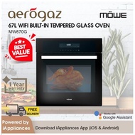 Aerogaz/Mowe 67L Wi-Fi Built-in Tempered Glass Oven MW670G/MW670S