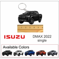 isuzu dmax 2022 multicolor d-max 2d keychain