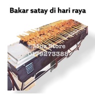 💥Dapur bakar satay infrared🔥 dengan stand/kaki daging ayam ikan lokcing gas dengan kipas elektrik te