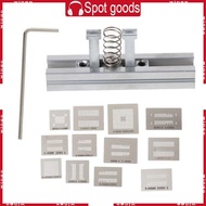 WIN 13pcs Universal Stencil Template BGA Reballing Holder Jig For DDR1 DDR2 DDR3