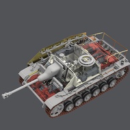 3G Model Wheatfield 5088 No. 3 Assault Gun G Late Type Full Internal Structure Version 1/35