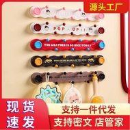 Round Dopamine Hook Perforation-Free Suction Cup Type Link Hook Wall-Mounted Storage