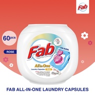 Fab All-In-One Laundry Capsules Assorted (60pods)