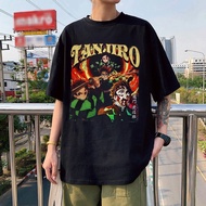 Tanjjiro Kamado Demon Slay Anime Printed T-Shirt - Beautiful Kimetsu No Yai Ba