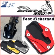 For Honda FORZA350 NSS350 2020-2023 Accessories CNC Side Stand Enlarge Plate Kickstand Extension for