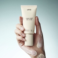 athe Vegan Relief Mineral Sunscreen 50 mL SPF50+ PA++++ – Gentle Zinc-Based UV Protection for Sensit