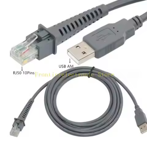 G8DB USB A to RJ45 Cable for Datalogic GD4130 QD2120 GPS4490 QD2130 QD2110 Scanners