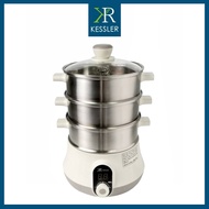 【FREE 1 MALE TRAY】KESSLER 3 LAYER SPEEDY STEAM POT WITH 1YEAR WARRANTY/ 30 sec Fast Steam / Fish and