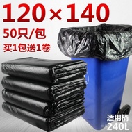 Large Size 240L Garbage Bag Thickened 120x140 Sanitation Large Plastic Bag Wholesale Oversized Extra