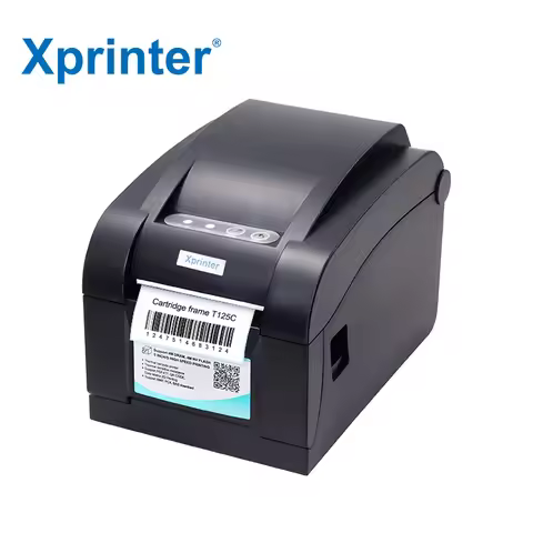 Xprinter XP-350B/350BM Two in One 3inch/80mm Direct Thermal Receipt Ticket and Barcode Printer Label