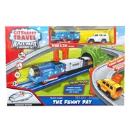 THOMAS Train &amp; FRIENDS RAILWAY HIGHWAY SET + Track With Light And Sound