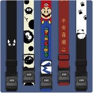 Luggage Strap One Cross Packing Fixing Strap Travel Trolley Case Password Buckle Reinforced Binding 