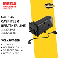 BEETLE EOS GOLF JETTA SCIROCCO ACTIVATED CARBON CANISTER CHARCOAL CAN 1K0201801E 1K0201160B