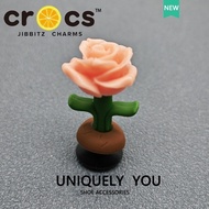 jibbitz cross แท้ charms 3D ดอกไม้สามมิติ แฟชั่น น่ารัก อุปกรณ์เสริมรองเท้า