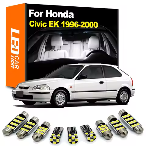 Zoomsee Interior LED Light Kit For Honda Civic 6 VI EK EK3 EK4 EK9 1996 1997 1998 1999 2000 Car Indo