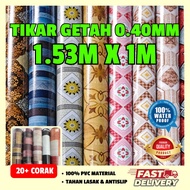 5 Kaki Tikar Getah 1.53M x 1M Lantai Tebal 0.40mm PVC Flooring Roll Segulung Ready Stock