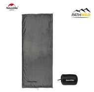 NATUREHIKE Coral Velvet Sleeping Bag CNK2450WS024 ถุงนอนทรงสี่เหลี่ยมผืนผ้า วัสดุนุ่มสบาย มีถุงจัดเก