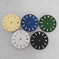 Watch Accessories NH35 Movement Dial 28.5mm Blue Green Luminous Suitable for NH35 Movement Accessori