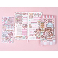 Little Mochi Weeks Journal sticke Cute Journal Sticker Cute Diary Cute Stickers  小麻薯weeks小麻薯贴纸