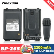 【D-38】Two Way Radio BP-265 BP-265Li 2200mAh Li-on Battery for ICOM IC-V80 IC-V80E IC-T70A IC-T70E IC