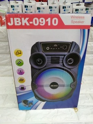 PORTABLE SPEAKER BLUETOOTH BT WIRELESS + Mic JBK-0910 JBK 0910 - 8"