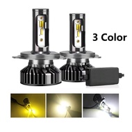 TCYATO 3 colors Canbus lampada H4 H7 LED Car Headlight 100000LM 6000K 8000K