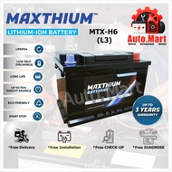 Bateri Kereta / Car Battery - Maxthium LiFePO4 - MTX-H6 - 70AH
