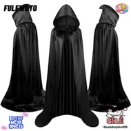 59 Inch Halloween Witch Party Hooded Cloak Set